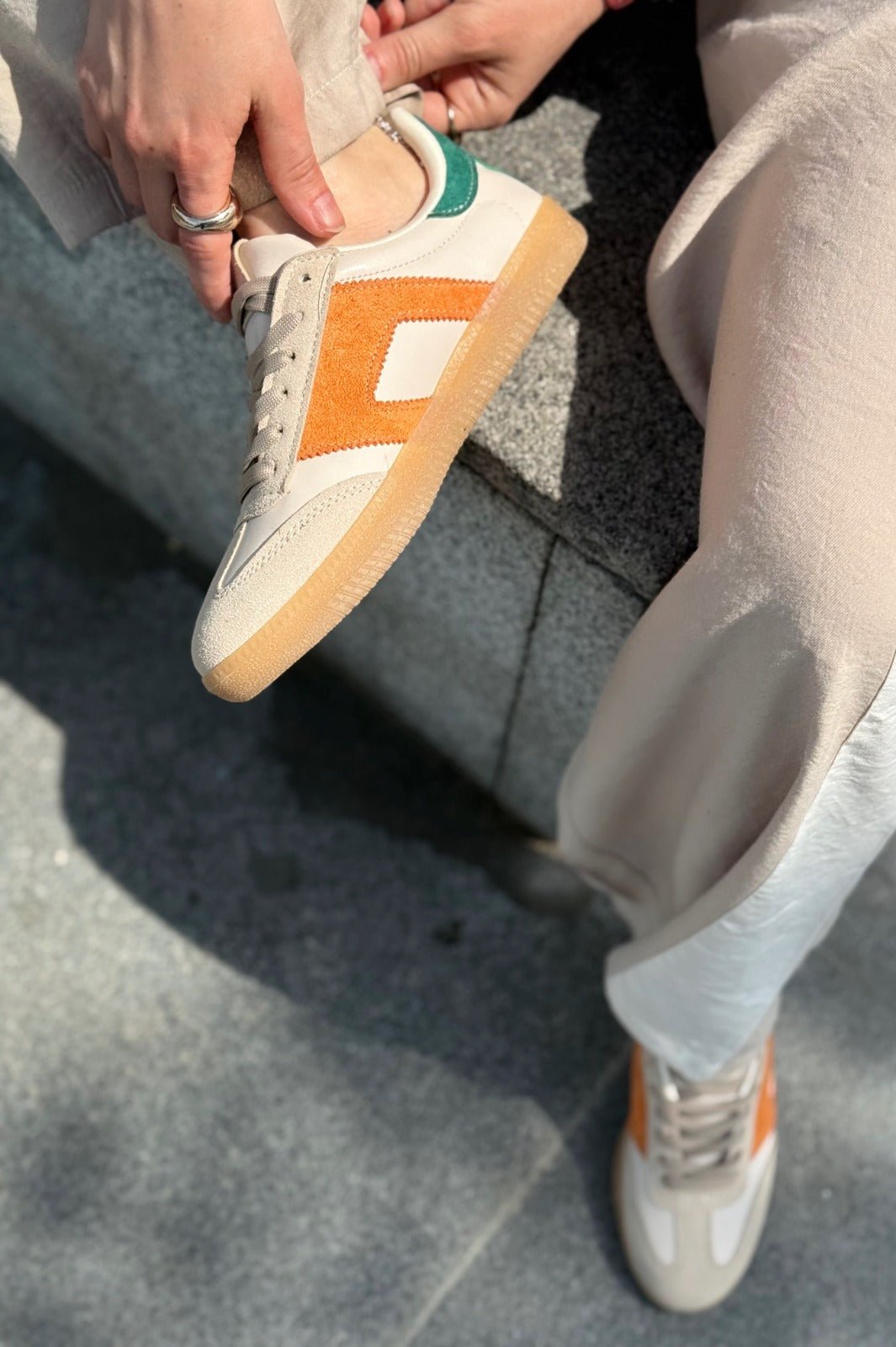 Felorra Bej Termo Taban Kadın Spor Ayakkabı - ILOVESHOES