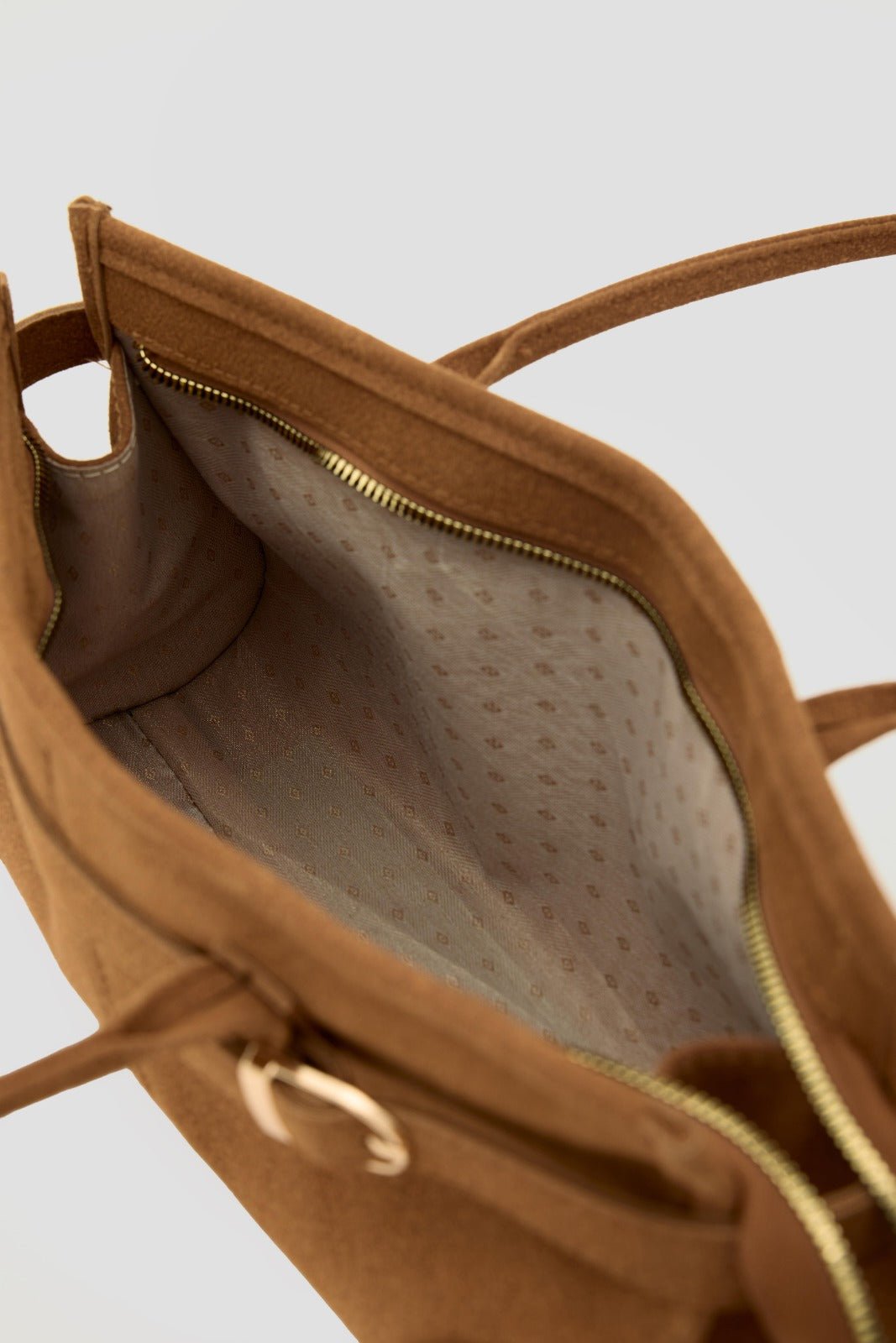 Anvessa Kadın Vintage Çanta Taba Süet - ILOVESHOES