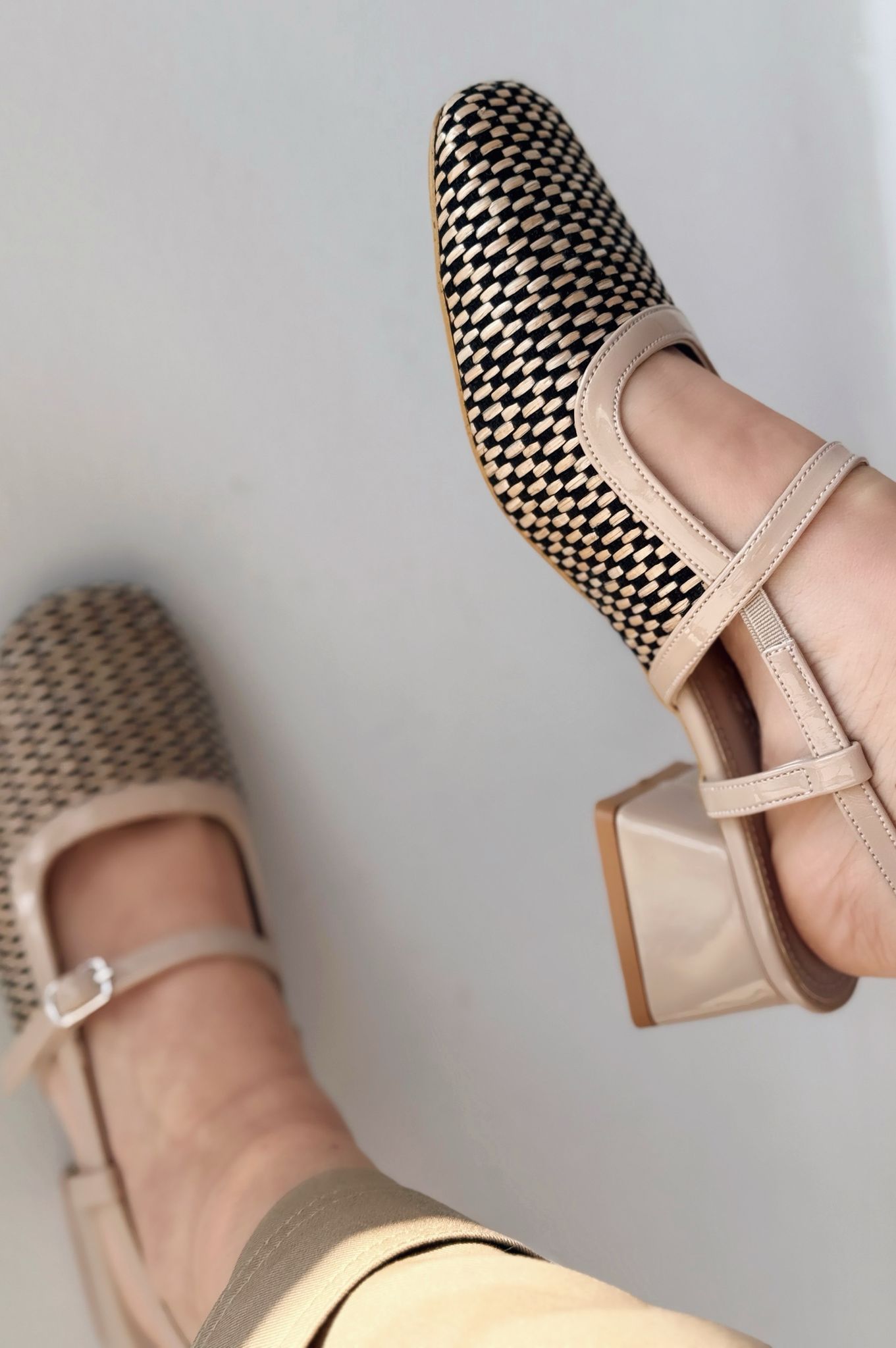 Iloria Bej Desenli Mary Jane - ILOVESHOES