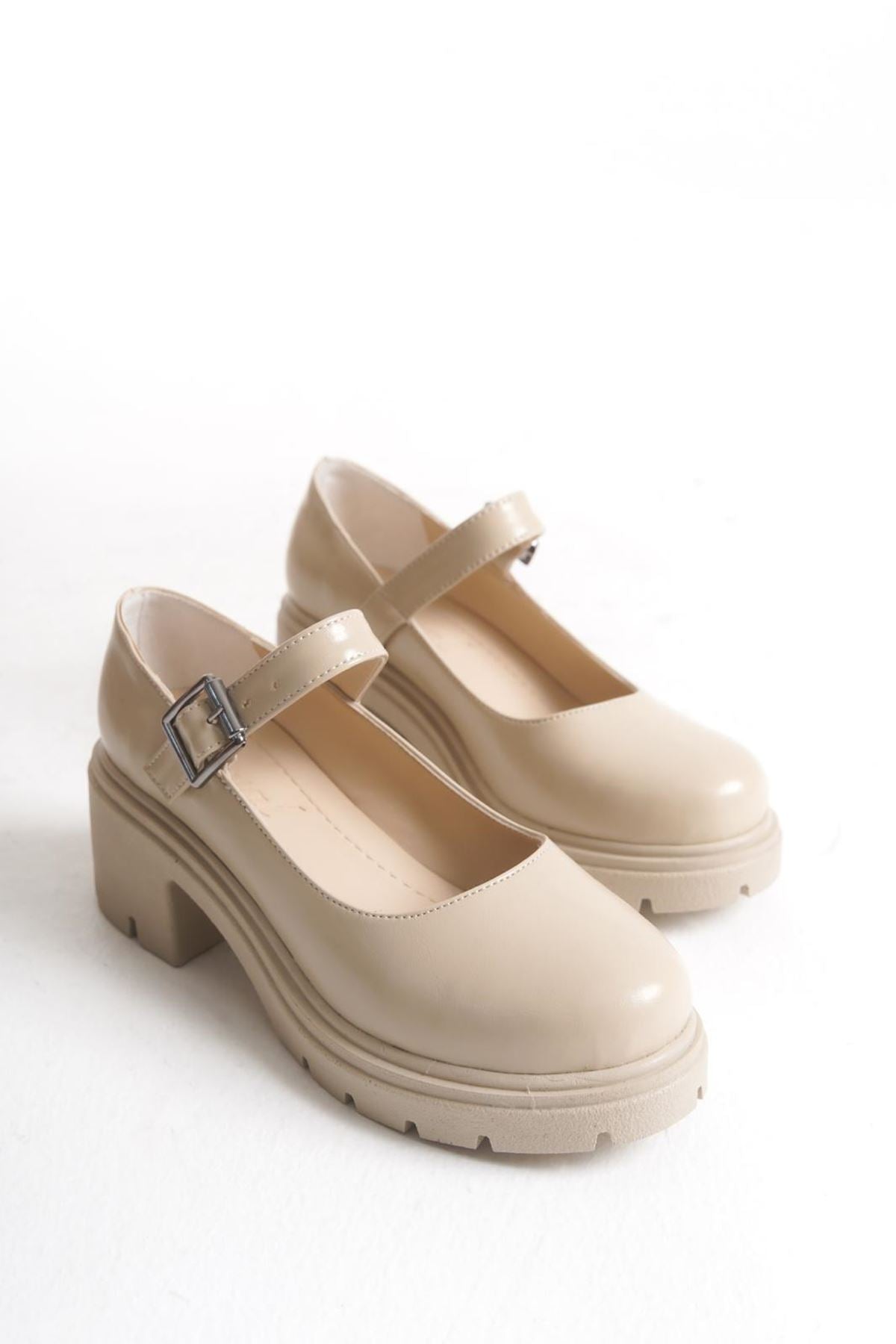 Nipeal Mary Jane Bej Rugan - ILOVESHOES
