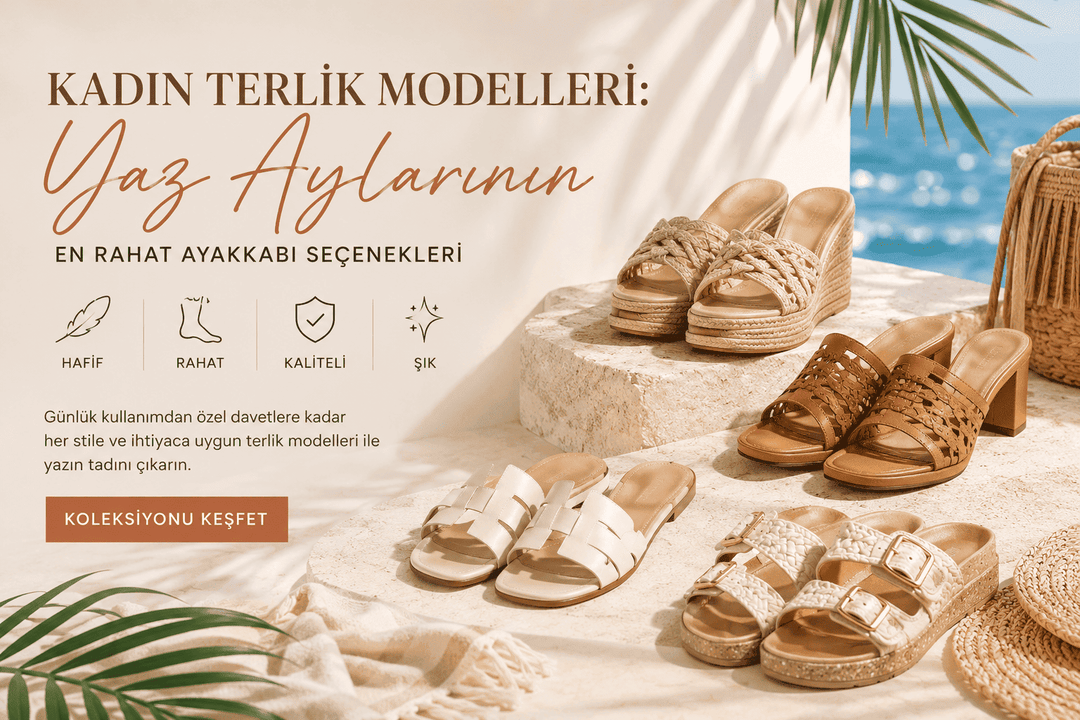 Kadın Terlik Modelleri: Yaz Aylarının En Rahat Ayakkabı Seçenekleri - ILOVESHOES