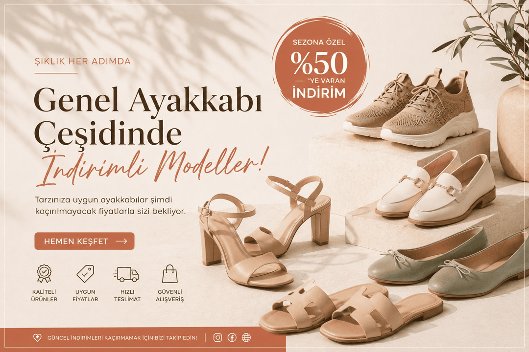 İndirimli Kadın Ayakkabı Modelleri: Sezon Sonu Fırsatlarını Kaçırmayın - ILOVESHOES