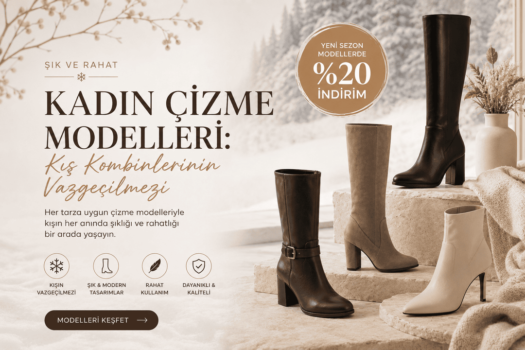 Kadın Çizme Modelleri: Şık ve Rahat Kış Kombinlerinin Vazgeçilmezi - ILOVESHOES