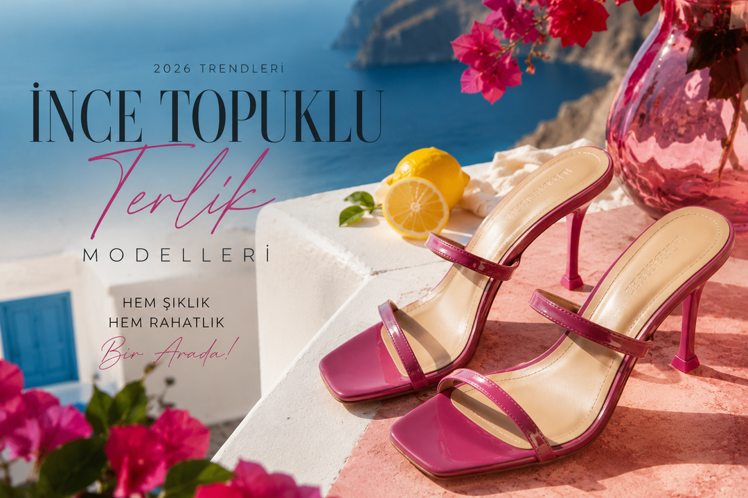 İnce Topuklu Terlik Modelleri 2026 Hem Şıklık Hem Rahatlık Bir Arada - ILOVESHOES