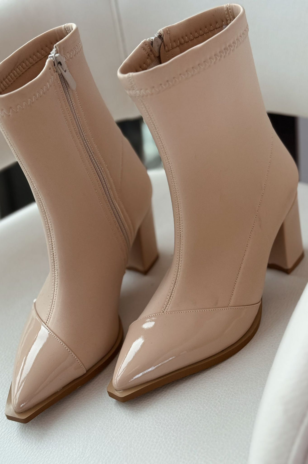 Mivora Streç Bej Kadın Bot - ILOVESHOES