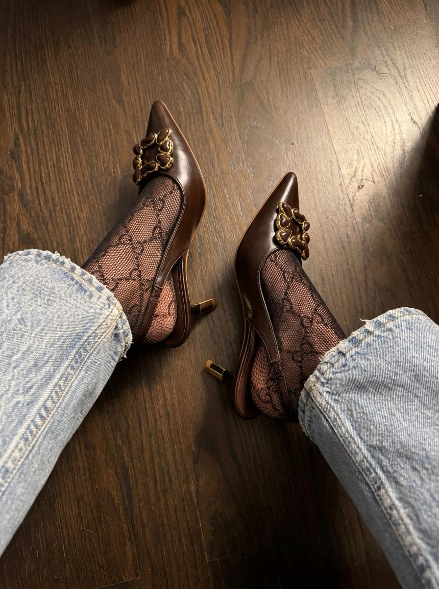 Nertia Stiletto Acıkahve Mat Deri - ILOVESHOES