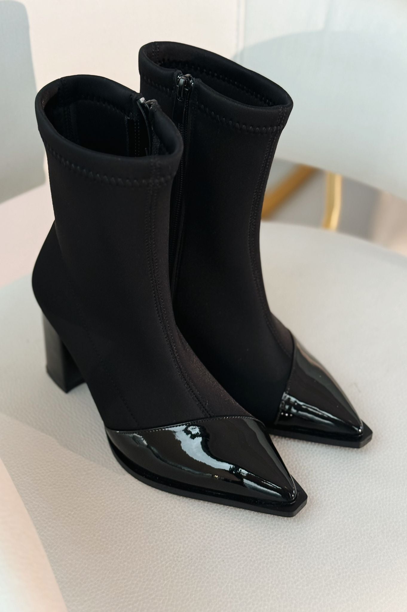 Mivora Streç Siyah Kadın Bot - ILOVESHOES