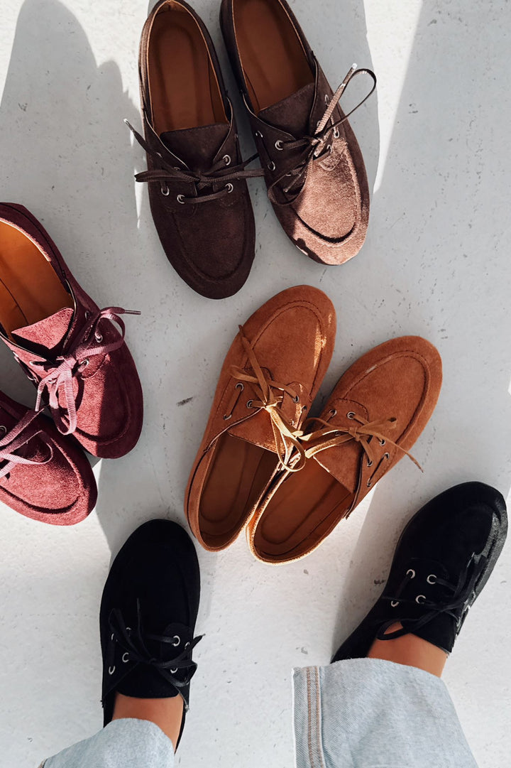 Maltra Kadın Oxford Ayakkabı Taba Süet - ILOVESHOES