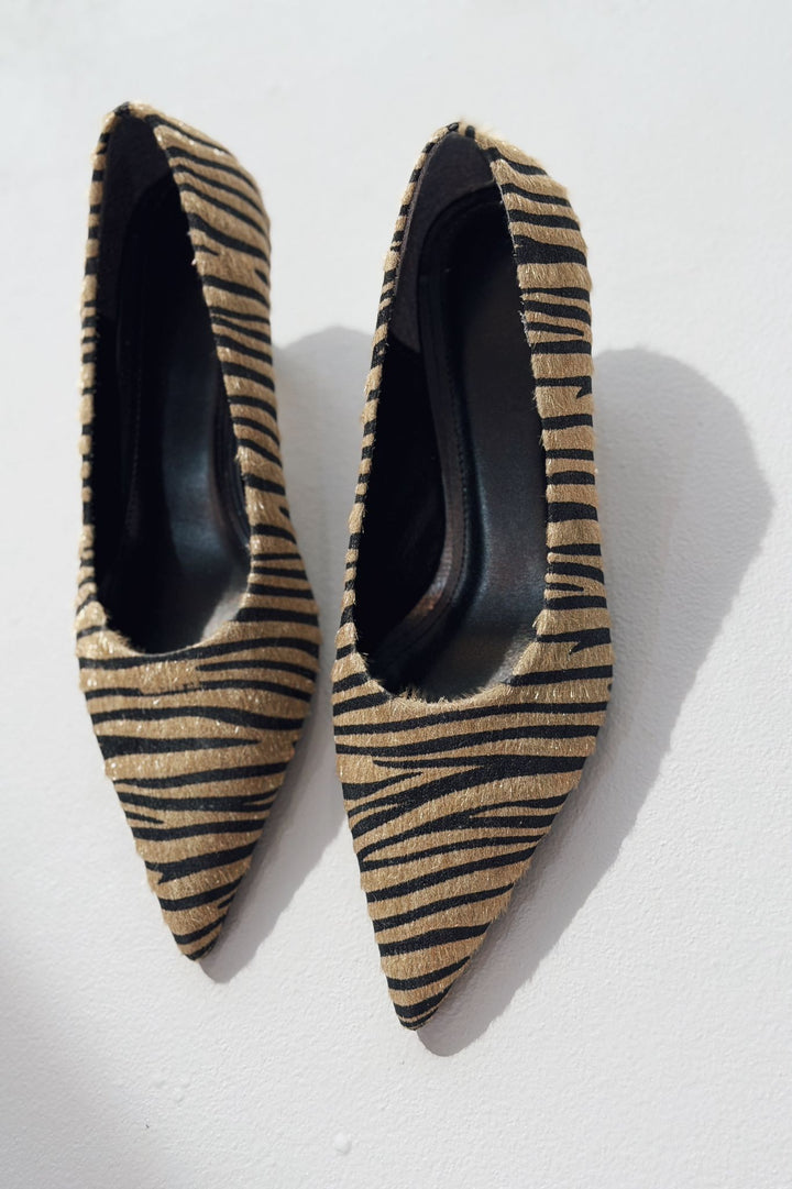 Molven Stiletto Haki Tay Tüyü - ILOVESHOES