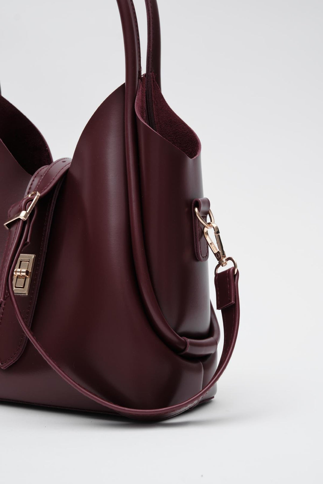 Brilena Kadın El ve Çapraz Çanta Bordo - ILOVESHOES