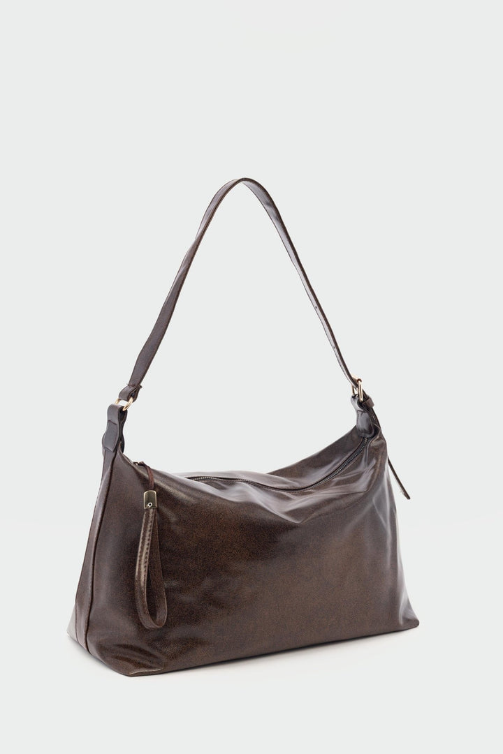 Crista Kadın Omuz Çantası Kahverengi - ILOVESHOES