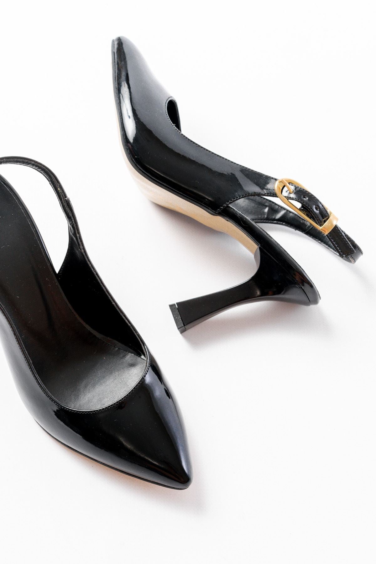 Vionra Rugan Siyah Stiletto - ILOVESHOES