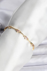 ILS - 1048 Kadın Bileklilk Gold Pirinç Yıldız Model - ILOVESHOES