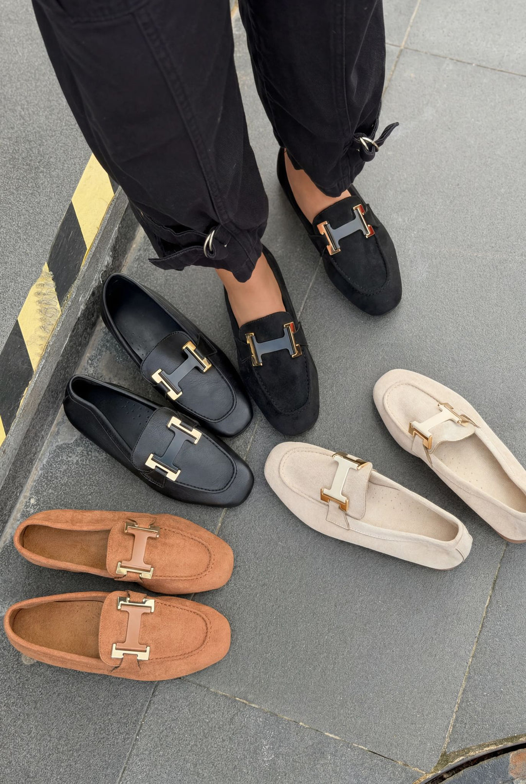 Elara Kadın Loafer Acıkahve Süet - ILOVESHOES