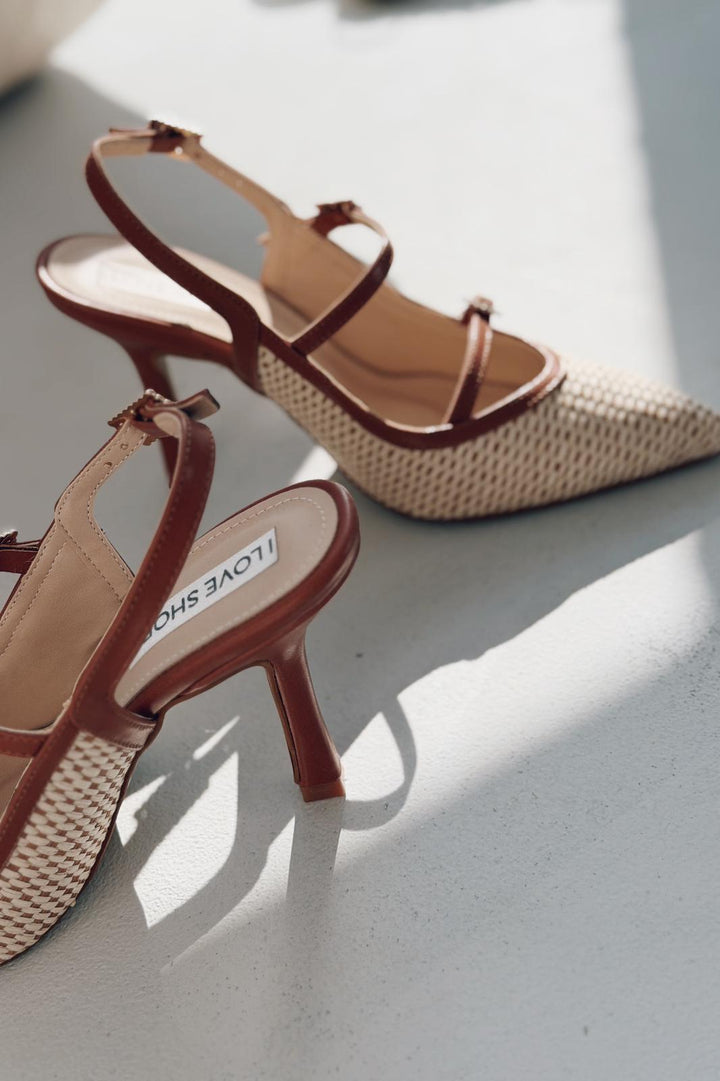 Eliore Taba Hasır Kadın Stiletto