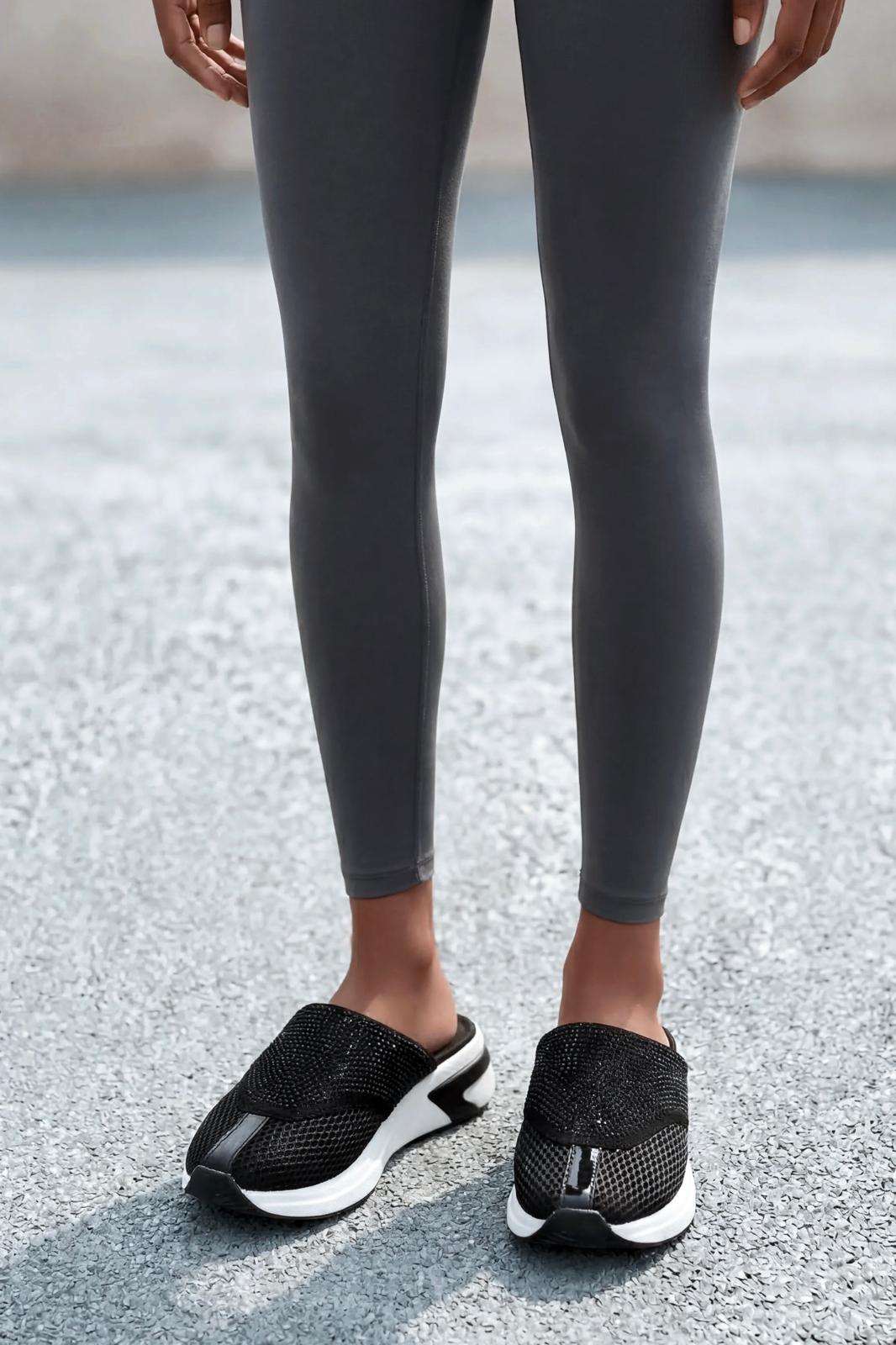 Selrin Kadın Spor Terlik Siyah - ILOVESHOES