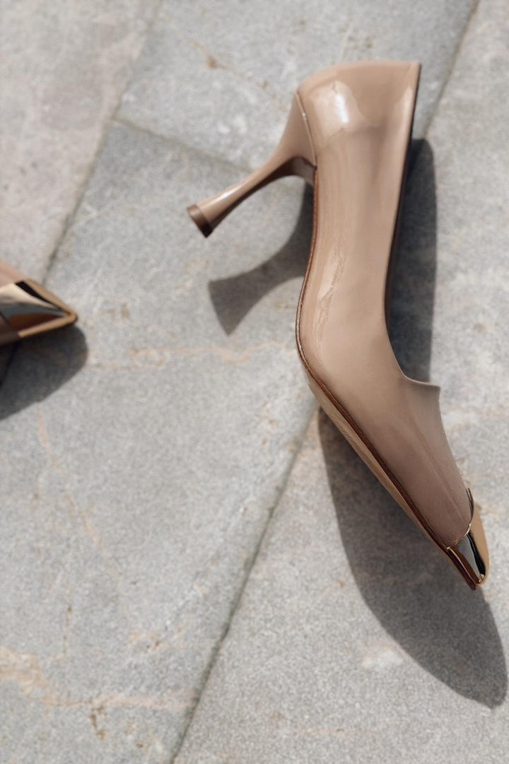 Noctra Stiletto Nude Rugan - ILOVESHOES