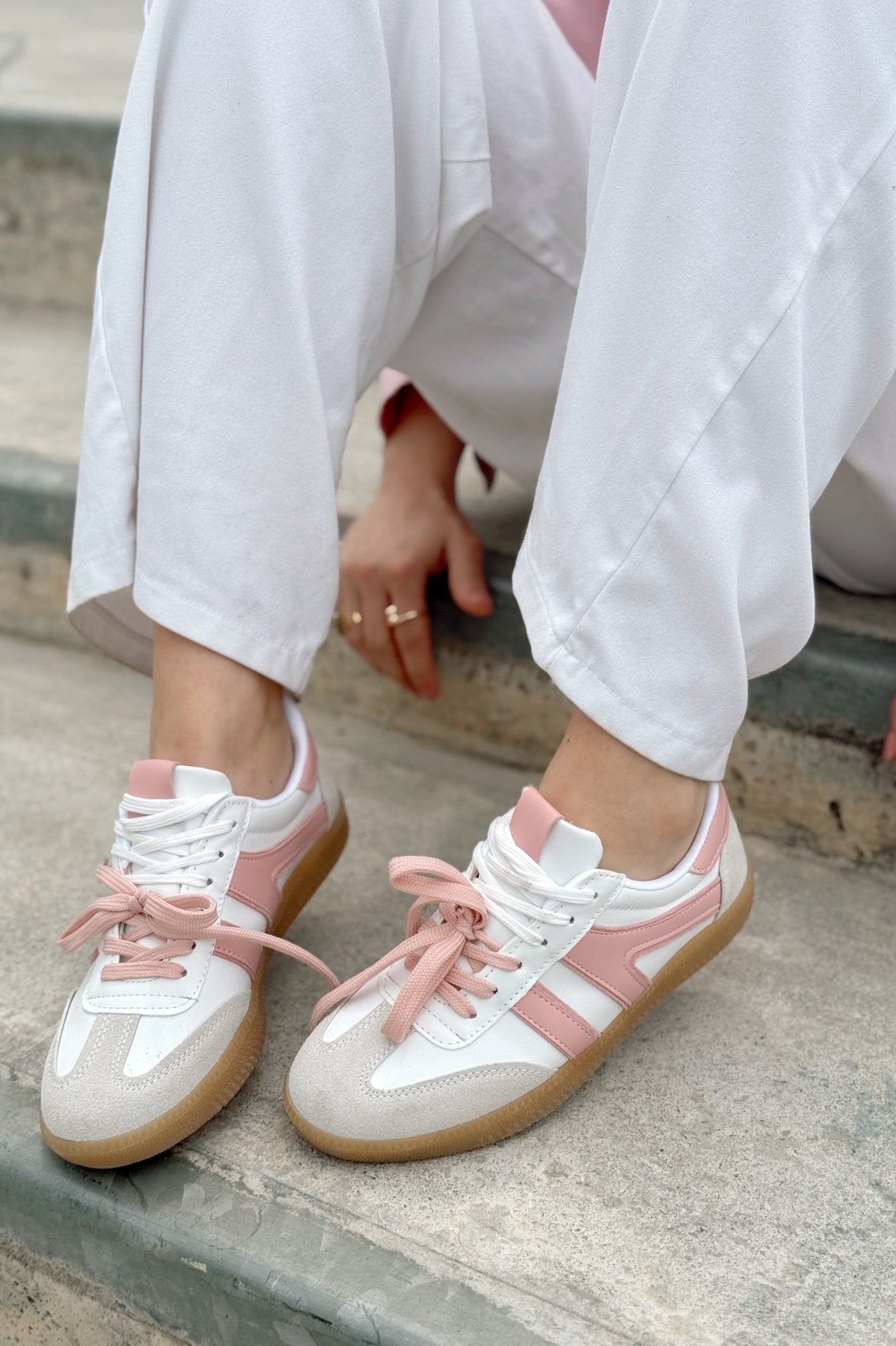 Ulisya Pudra Termo Taban Günlük Kadın Spor Ayakkabı - ILOVESHOES Türkiye