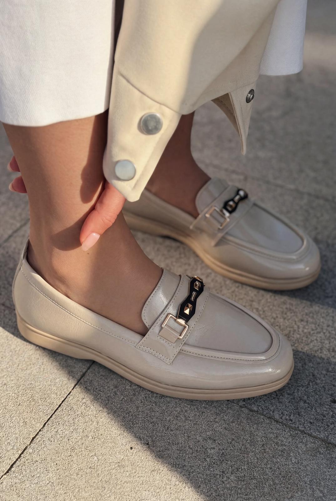 Torel Kadın Loafer Bej Rugan - ILOVESHOES