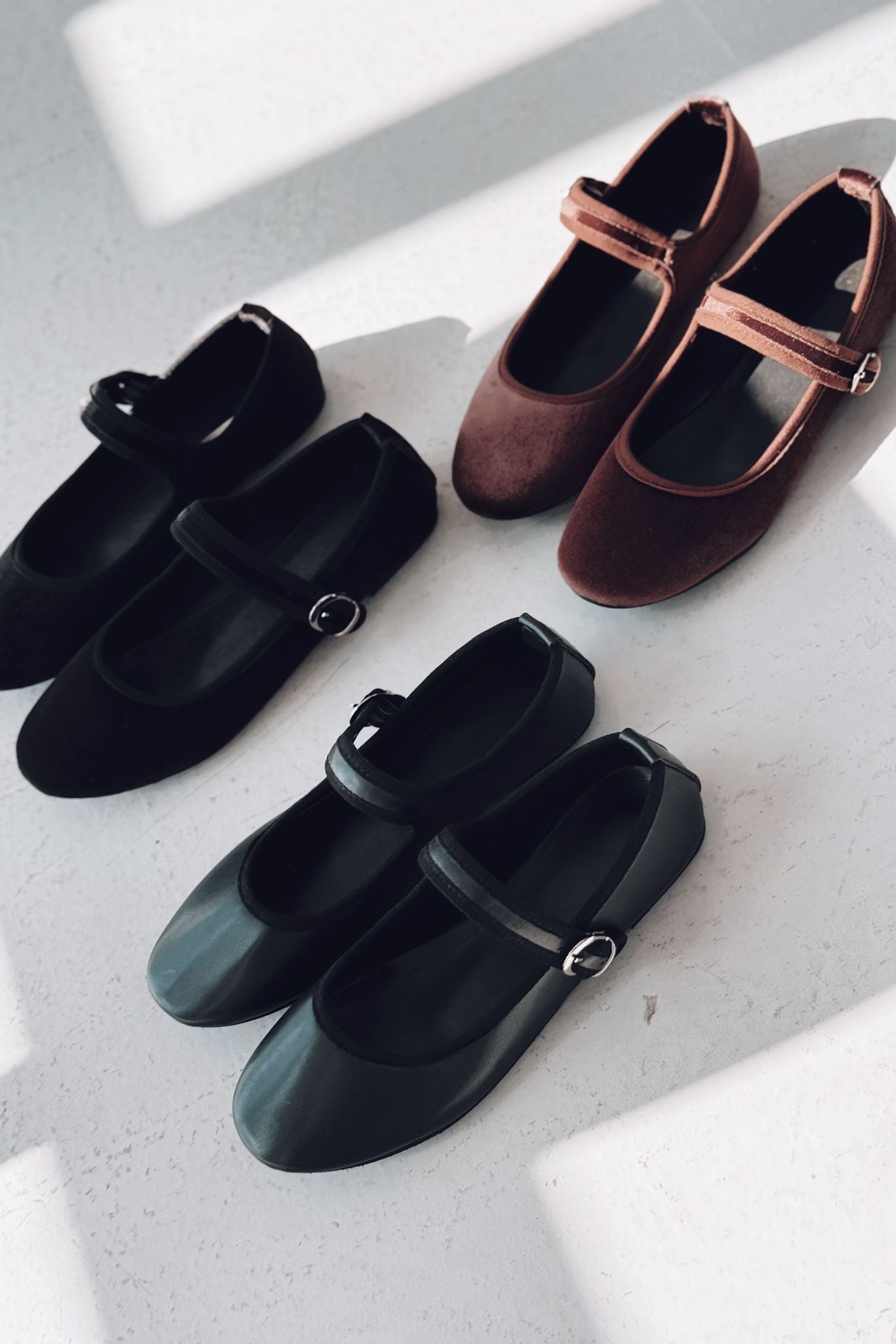 Vosinta Mat Deri Mary Jane Babet Siyah - ILOVESHOES