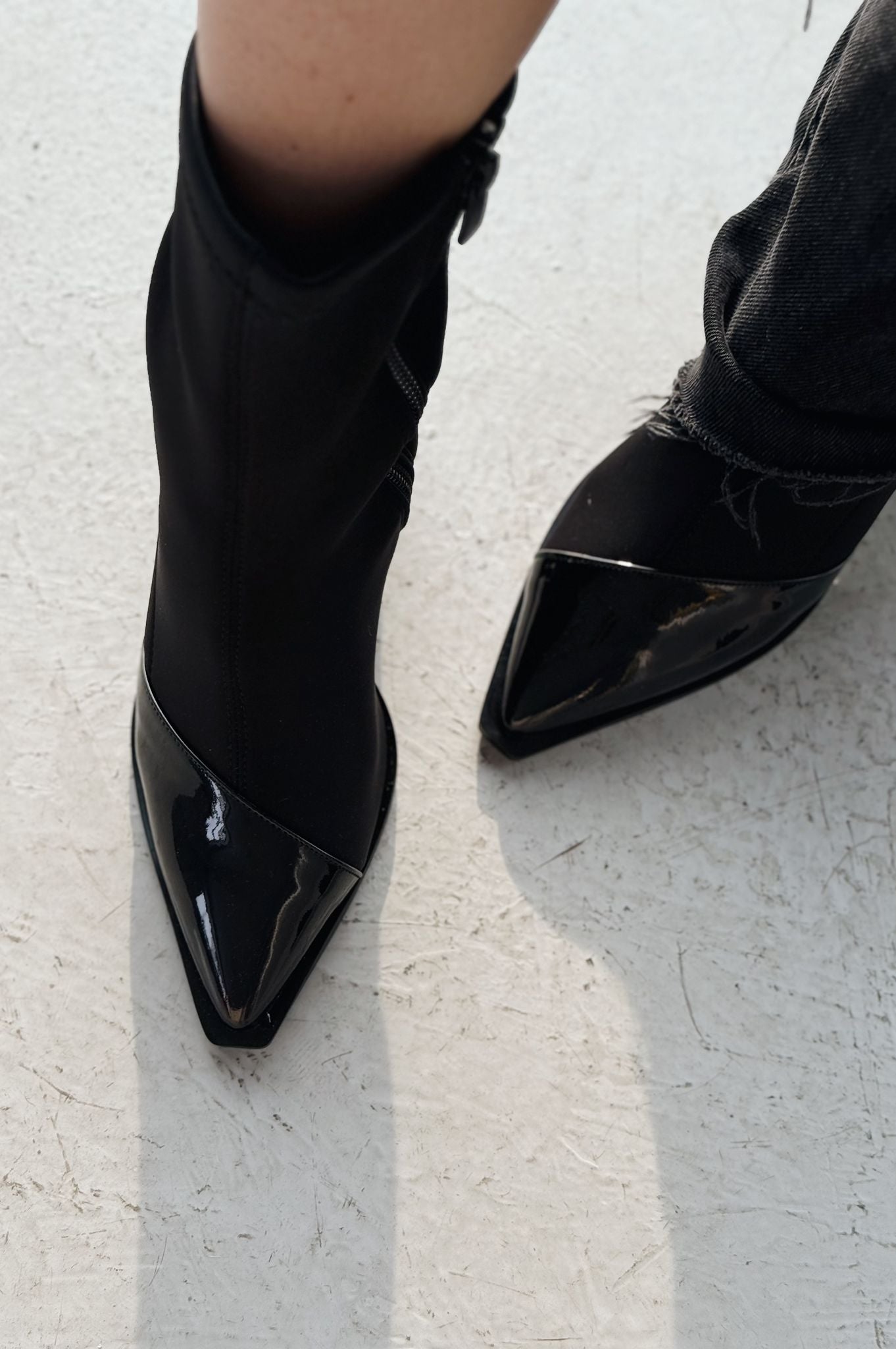 Mivora Streç Siyah Kadın Bot - ILOVESHOES