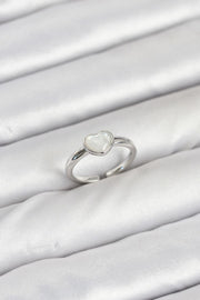 ILS - 1009 Kadın Yüzük Gümüş Prinç Kalpli - ILOVESHOES