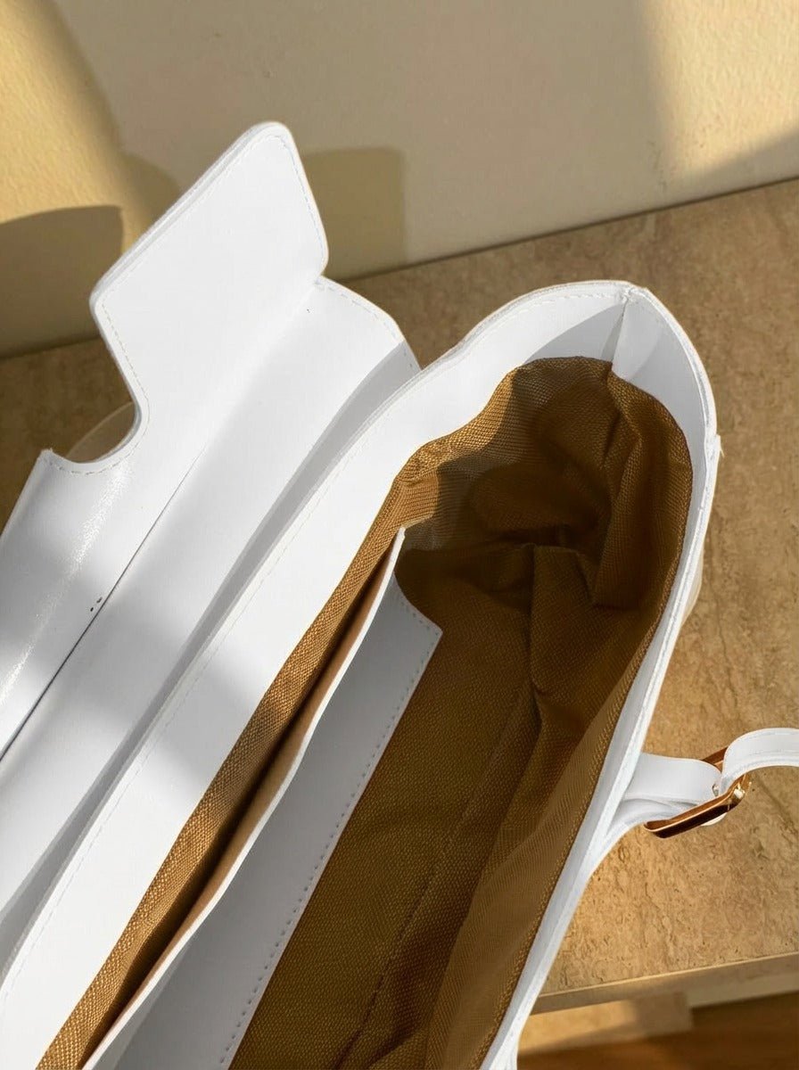 Lariva Beyaz Kadın Kol Çantası - ILOVESHOES