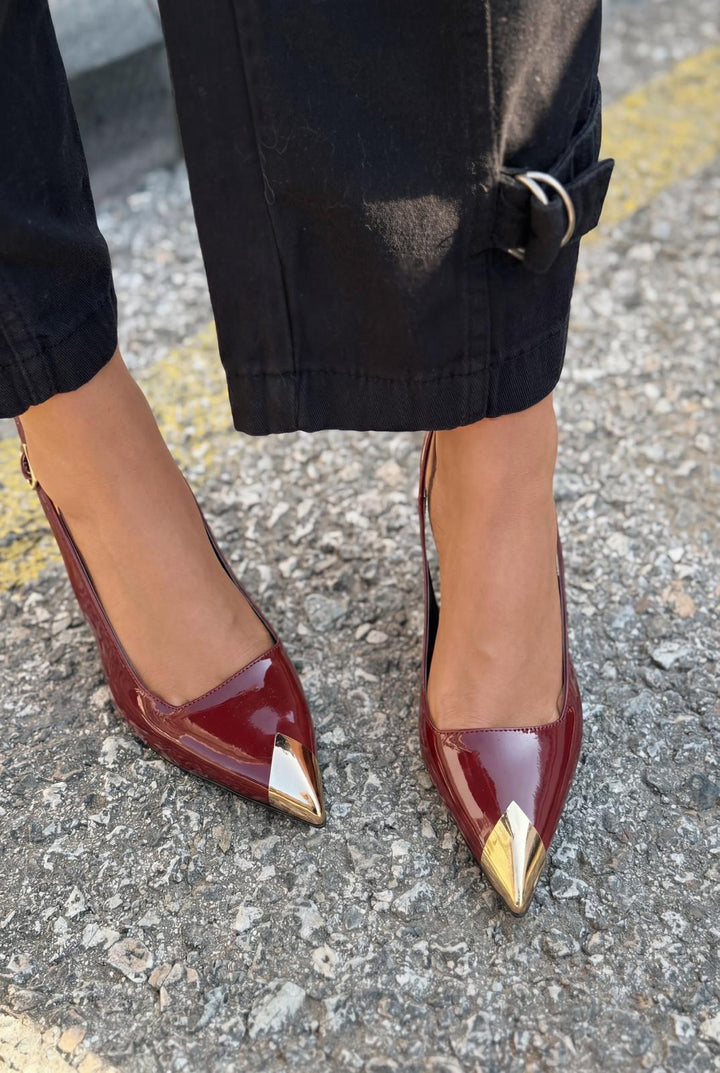 Caligo Stiletto Bordo Rugan - ILOVESHOES