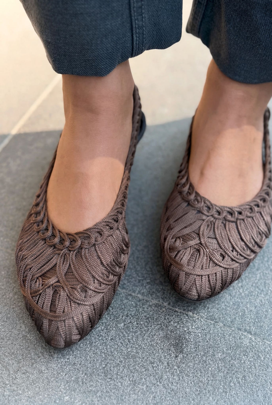 Morvik Kadın Babet Acıkahve - ILOVESHOES