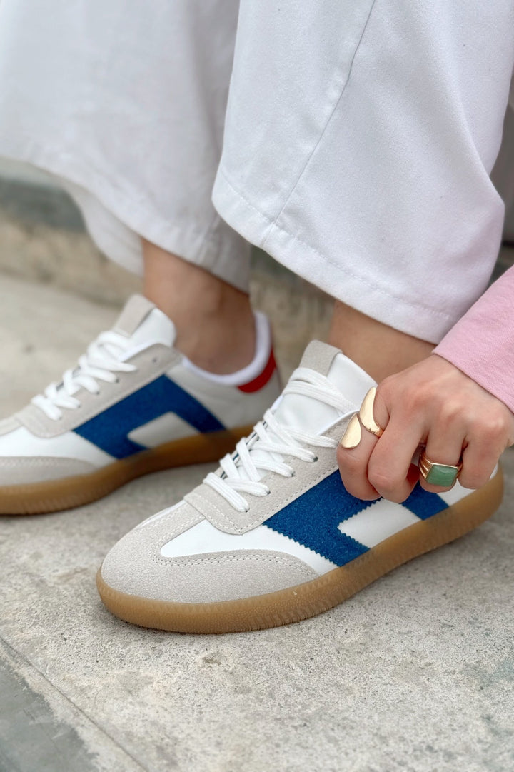 Felorra Beyaz Termo Taban Kadın Spor Ayakkabı - ILOVESHOES Türkiye