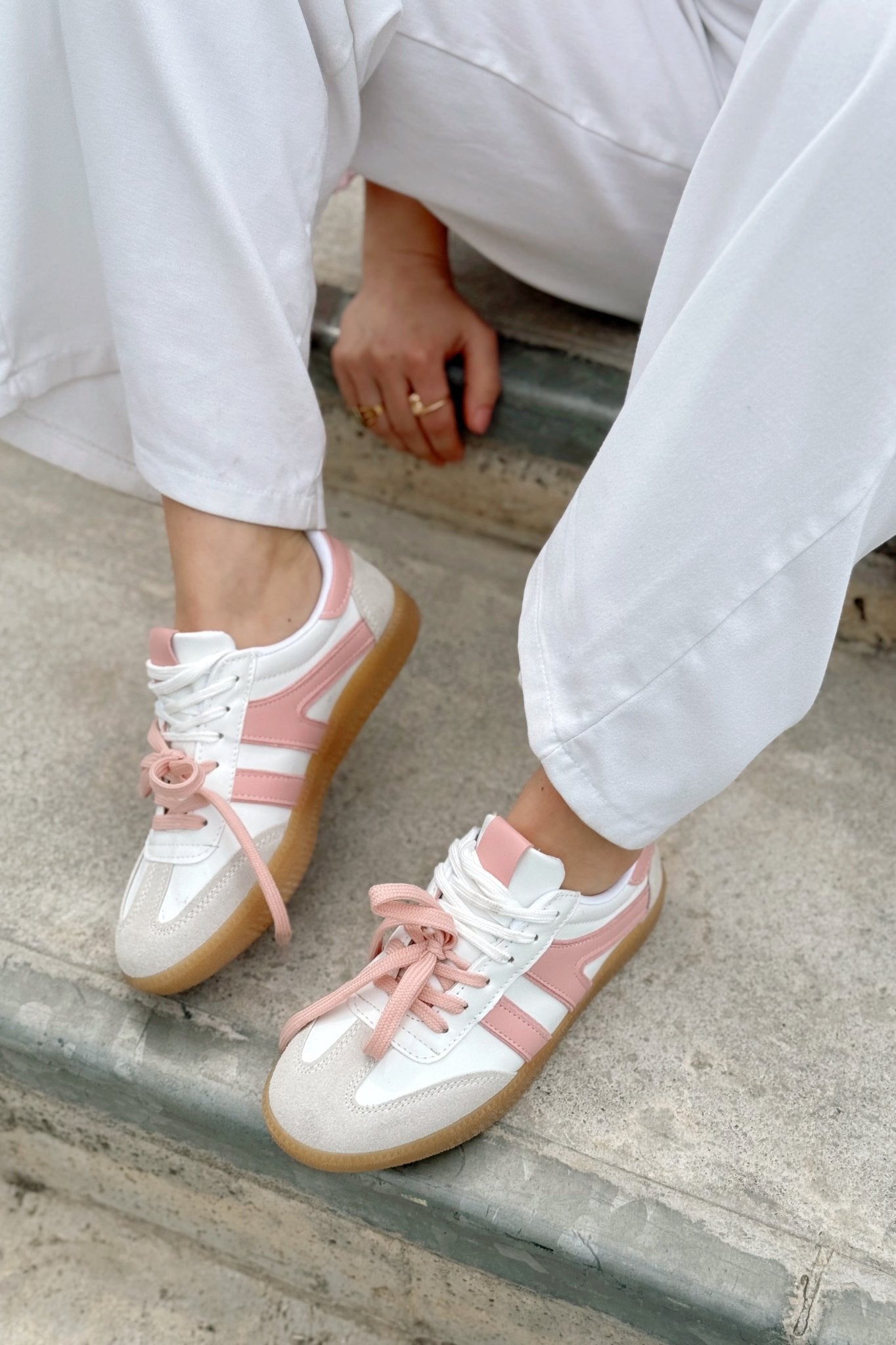 Ulisya Pudra Termo Taban Günlük Kadın Spor Ayakkabı - ILOVESHOES Türkiye
