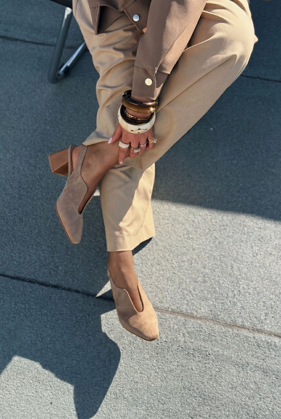 Pelora Vizon Süet Kadın Topuklu Ayakkabı - ILOVESHOES