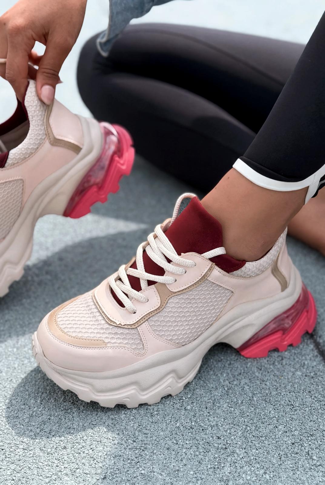 Meris Kadın Spor Ayakkabı Pembe - ILOVESHOES