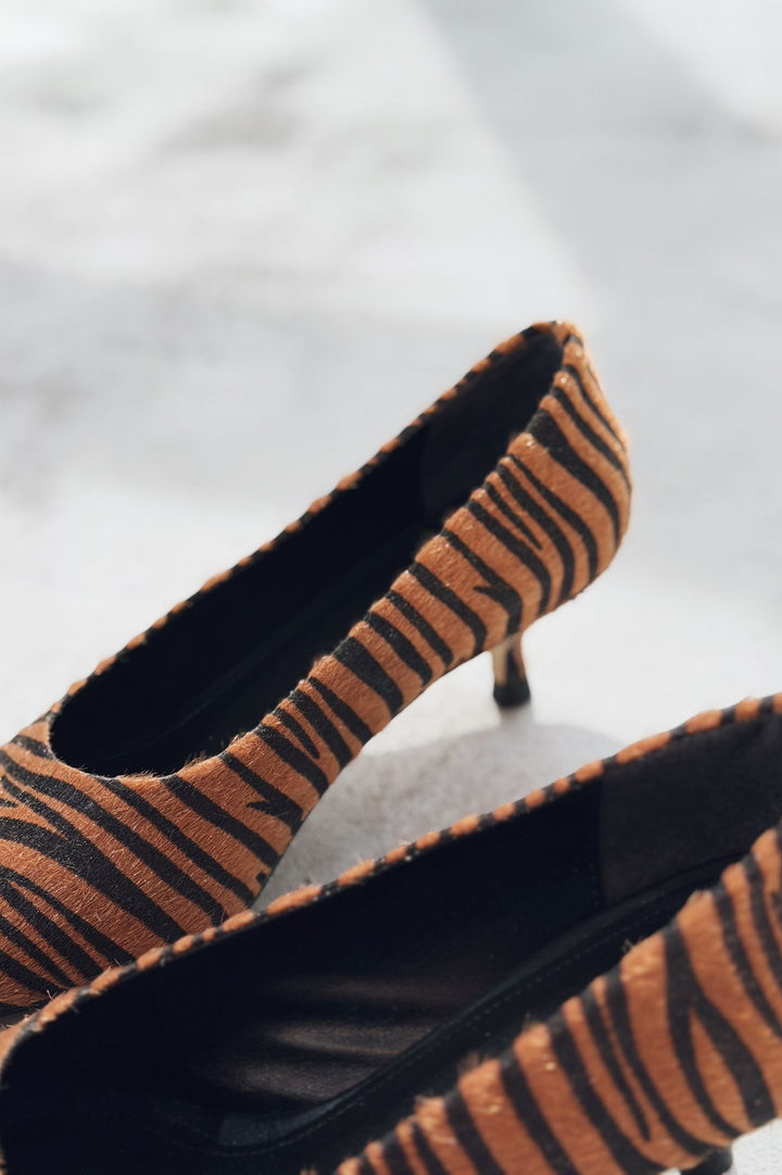 Molven Stiletto Taba Tay Tüyü - ILOVESHOES