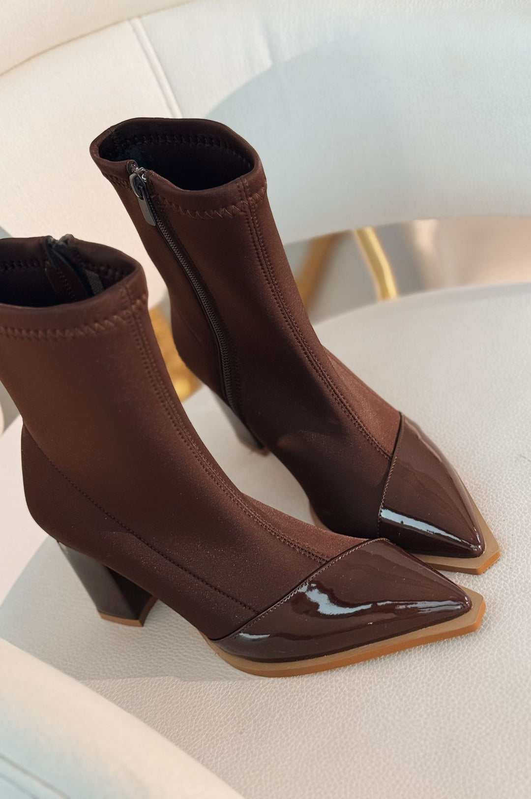 Mivora Streç Acı Kahve Kadın Bot - ILOVESHOES