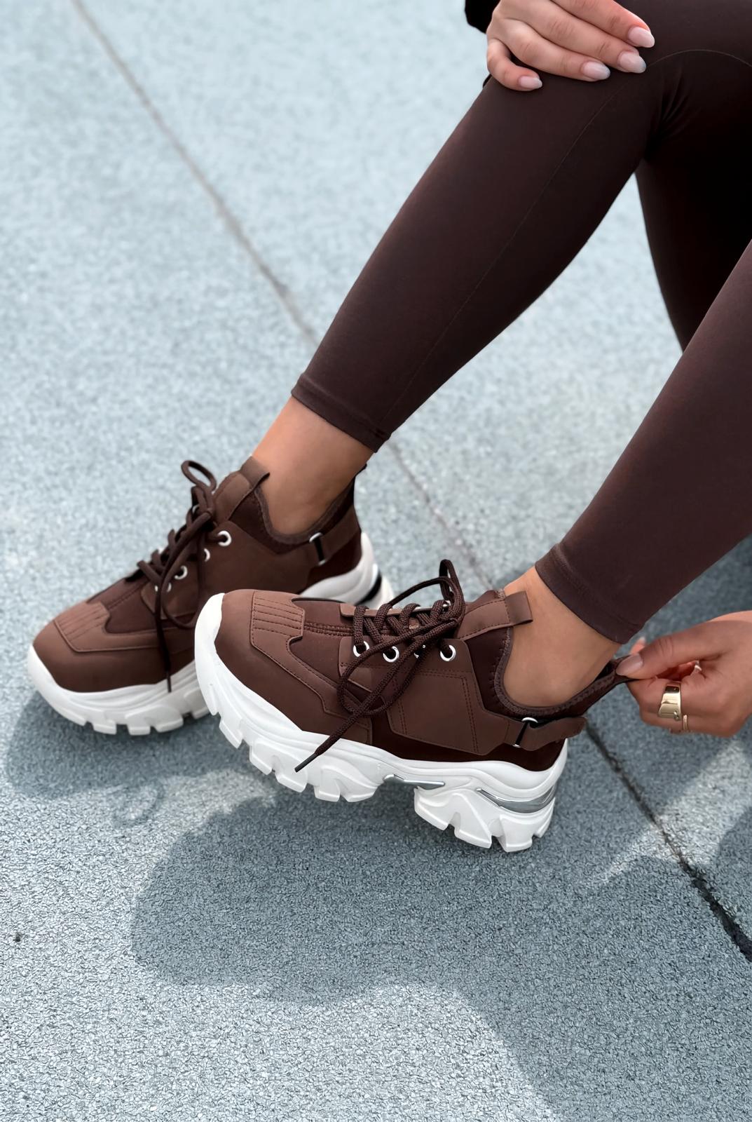 Delorin kadın Spor Ayakkabı Acıkahve - ILOVESHOES