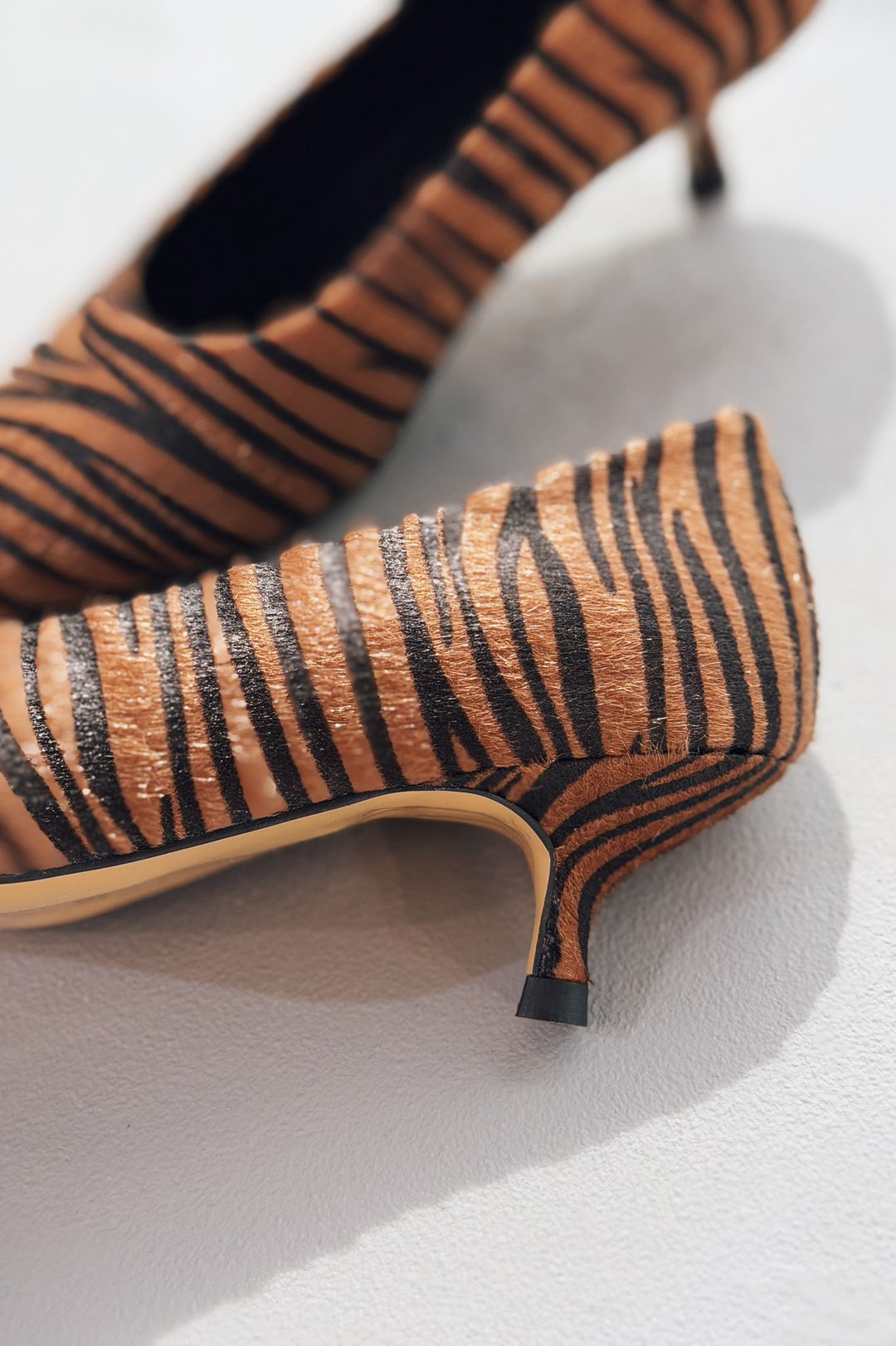 Molven Stiletto Taba Tay Tüyü - ILOVESHOES