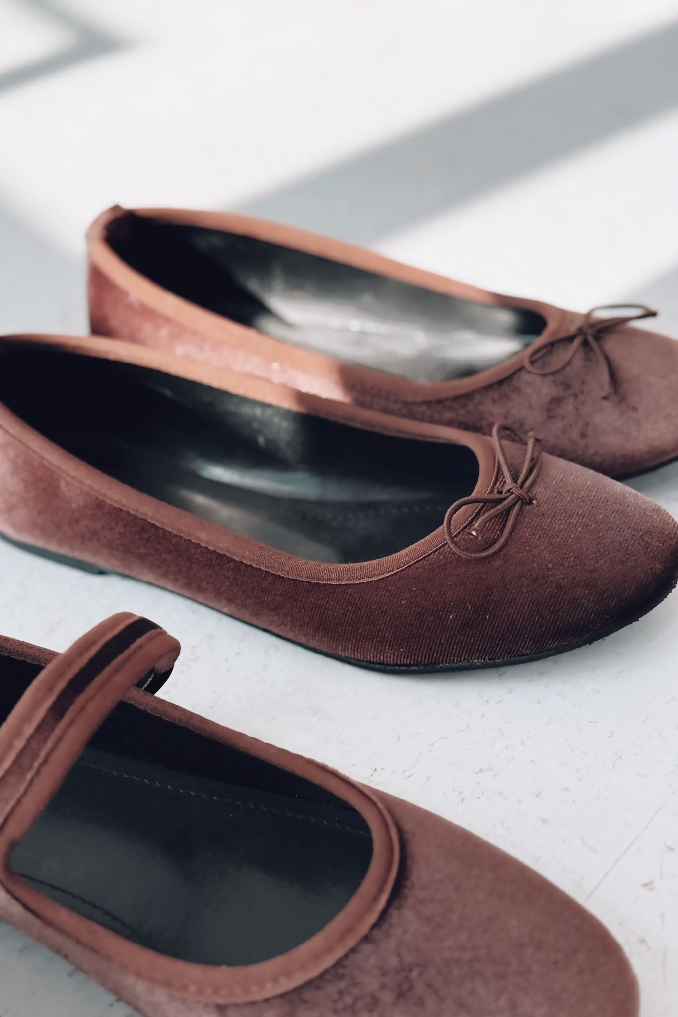 Lante Kadife Mary Jane Babet Acıkahve - ILOVESHOES