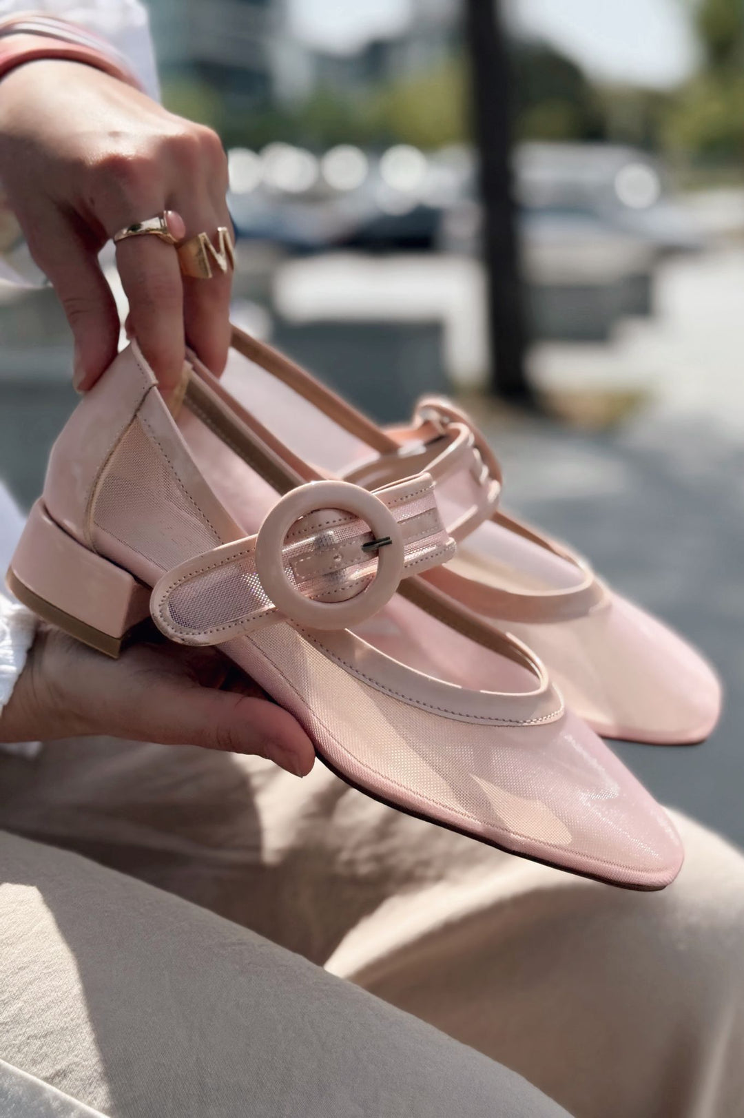 Cyreya File Pudra Toka Detaylı Mary Jane - ILOVESHOES