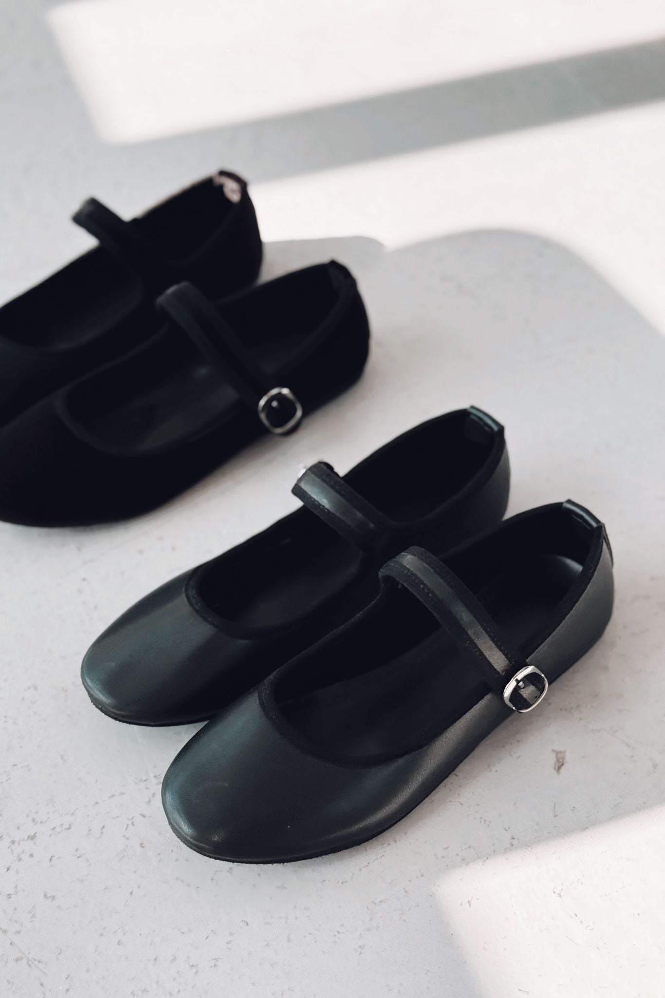 Vosinta Mat Deri Mary Jane Babet Siyah - ILOVESHOES