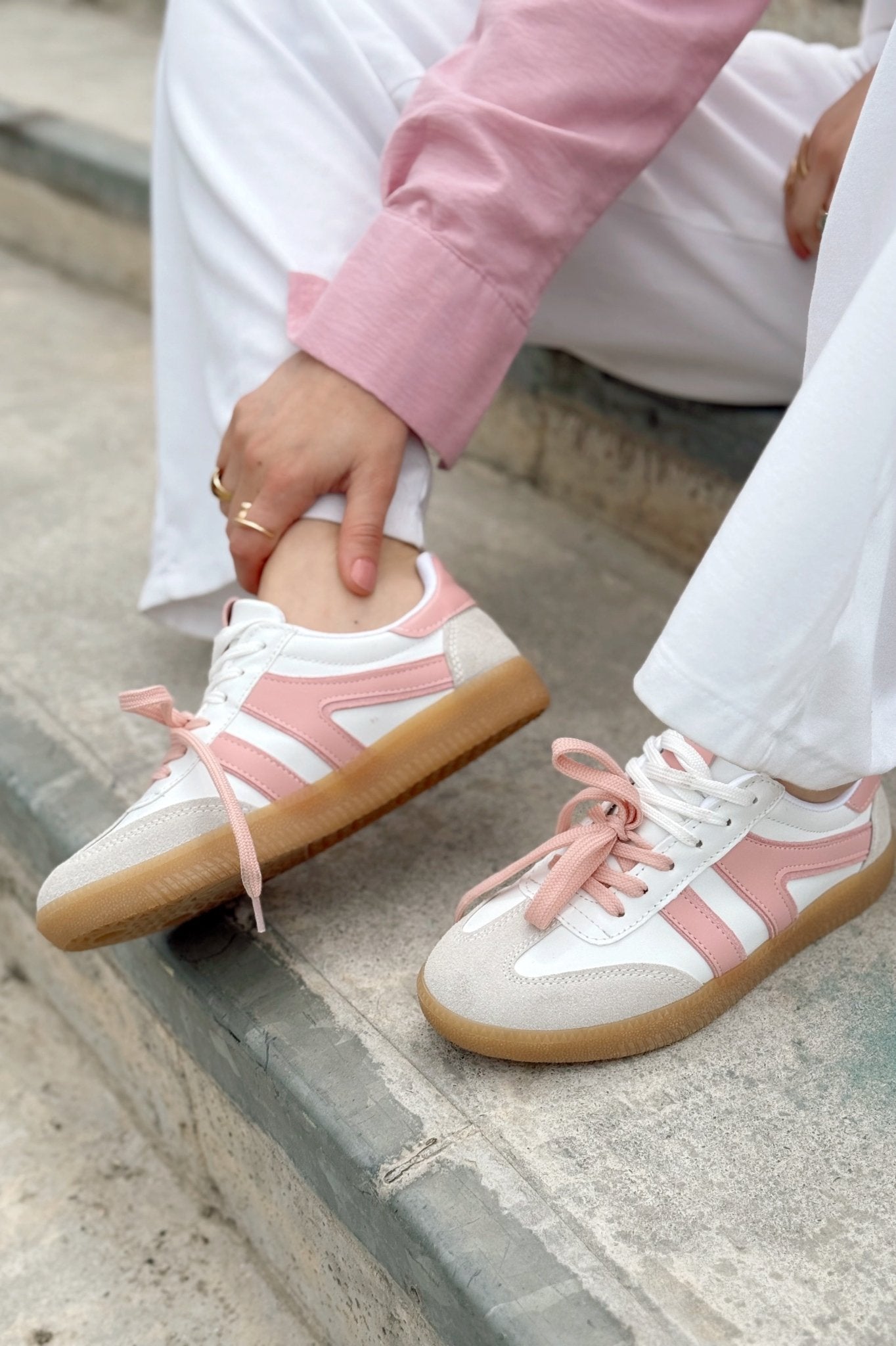 Ulisya Pudra Termo Taban Günlük Kadın Spor Ayakkabı - ILOVESHOES Türkiye
