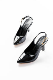 Vionra Rugan Siyah Stiletto - ILOVESHOES