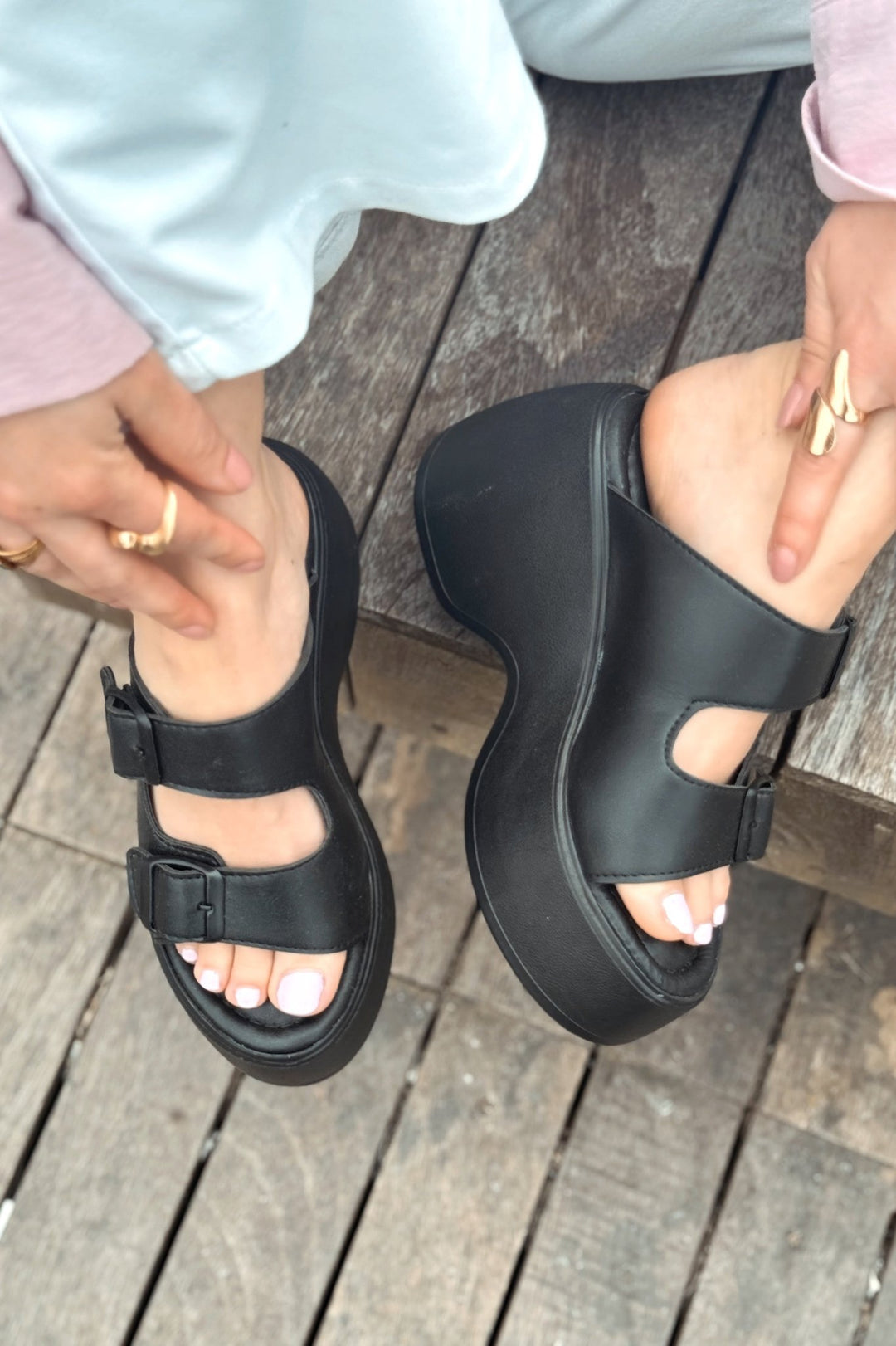 Bayexsa Mat Deri Kadın Topuklu Terlik Siyah - ILOVESHOES Türkiye