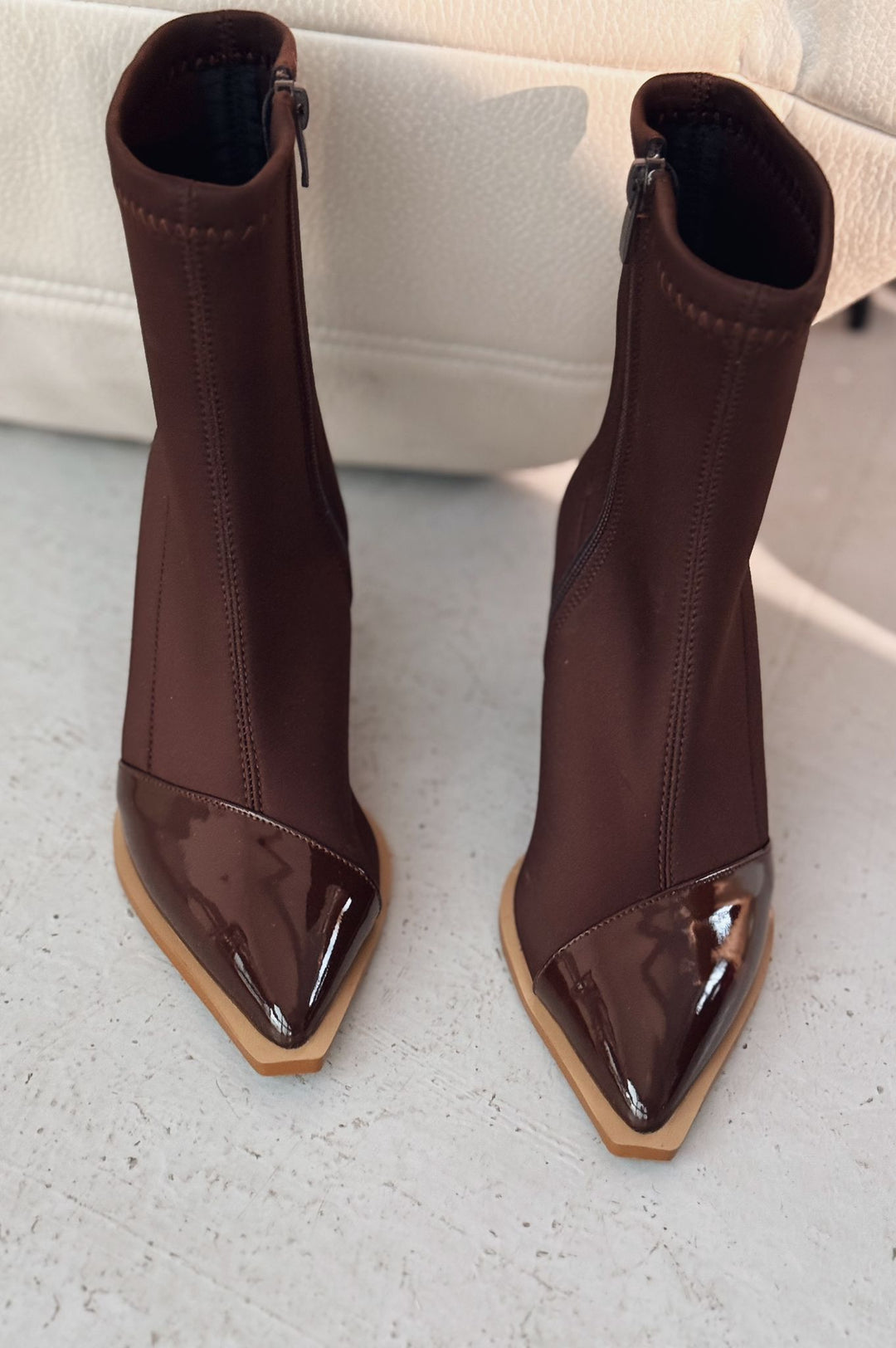 Mivora Streç Acı Kahve Kadın Bot - ILOVESHOES