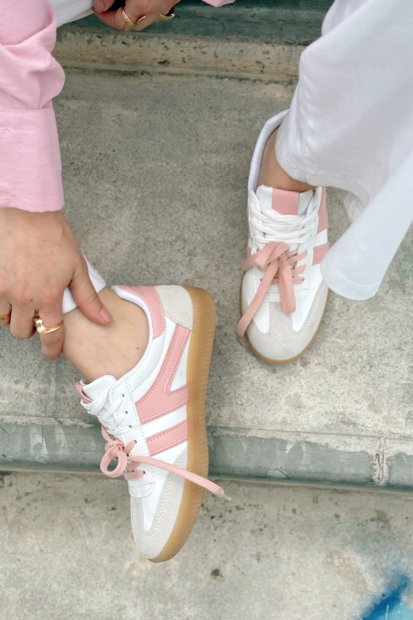 Ulisya Pudra Termo Taban Günlük Kadın Spor Ayakkabı - ILOVESHOES Türkiye