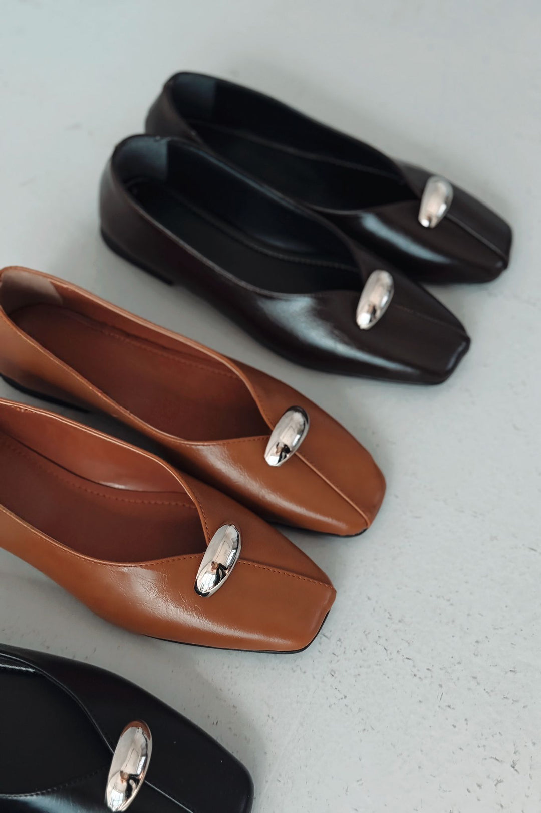 Tormel Kadın Babet Acıkahve Mat Deri - ILOVESHOES