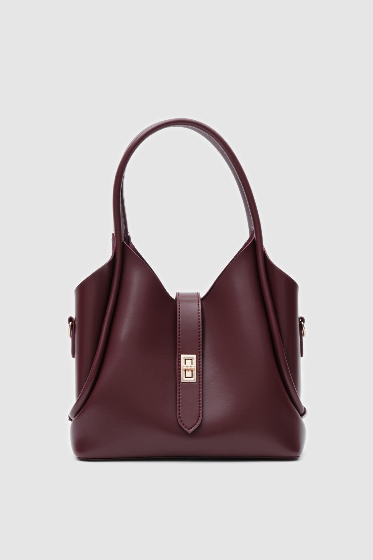 Brilena Kadın El ve Çapraz Çanta Bordo - ILOVESHOES