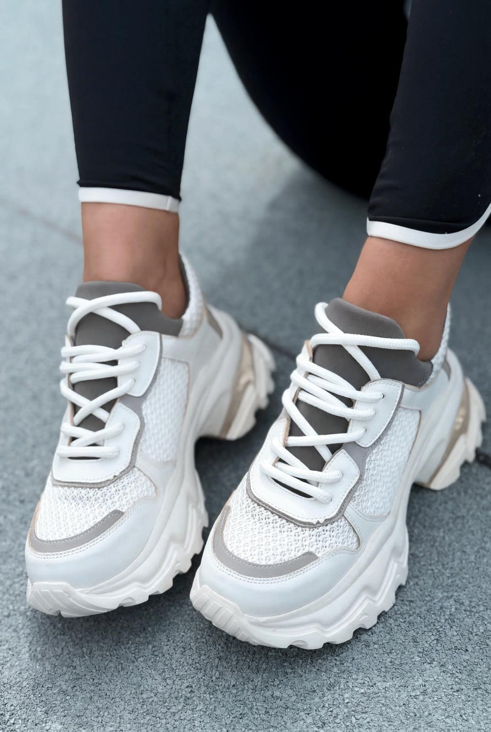 Meris Kadın Spor Ayakkabı Gri - ILOVESHOES