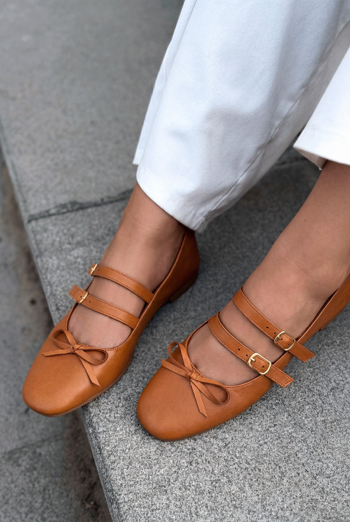 Lovia Taba Hakiki Deri Kadın Babet - ILOVESHOES