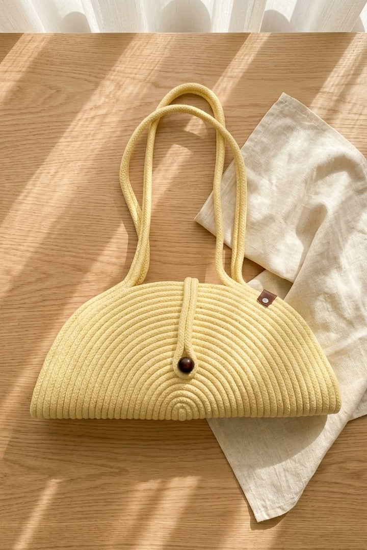Ocevia Sarı Halat Kadın Çanta - ILOVESHOES